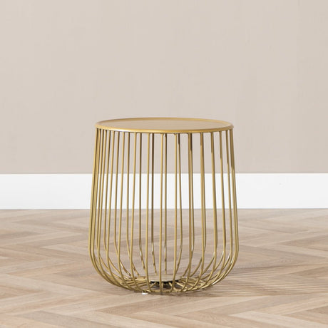 Coffee table Tygo gold metal