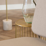 Coffee table Tygo gold metal