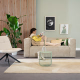 Coffee table Tygo metal light green Green Powder-coated metal