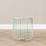 Coffee table Tygo metal light green Green Powder-coated metal