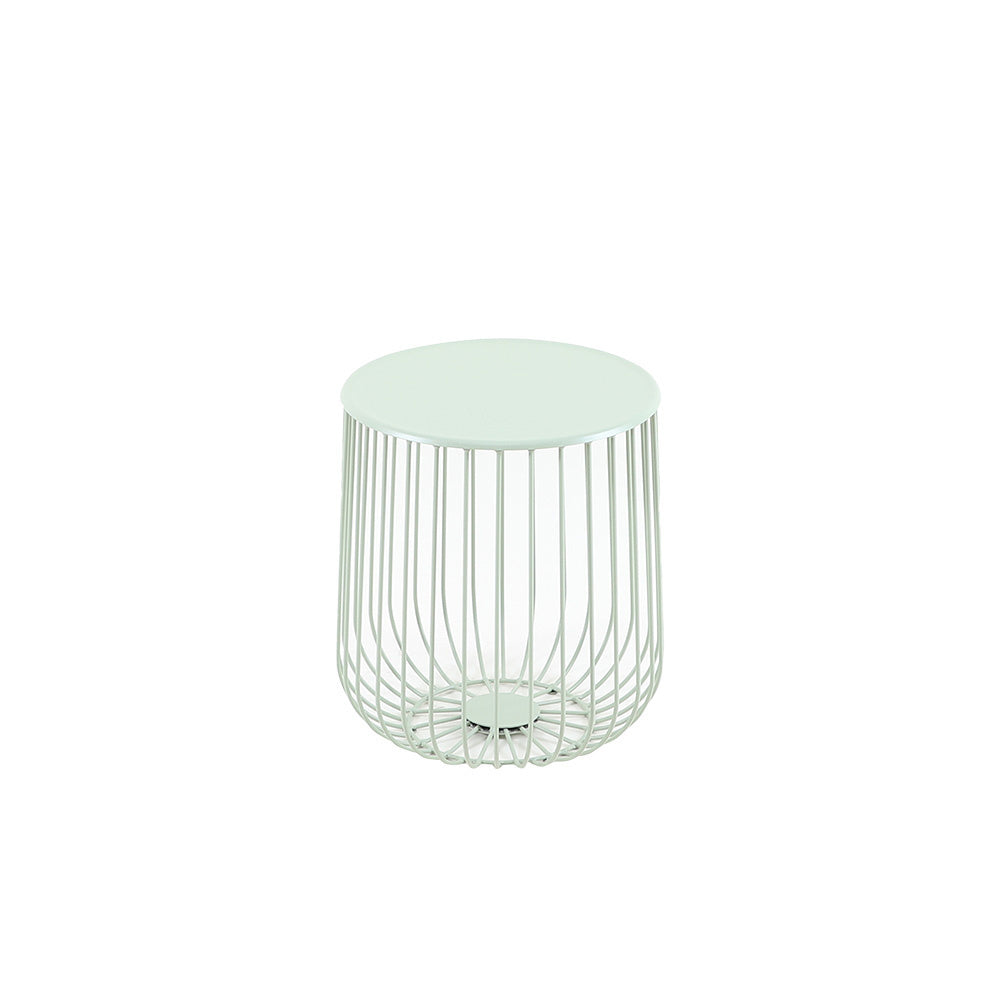 Coffee table Tygo metal light green Green Powder-coated metal