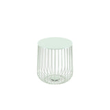 Coffee table Tygo metal light green Green Powder-coated metal