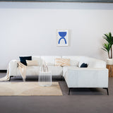 Coffee table Tygo metal white Powder-coated metal