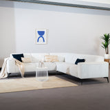 Coffee table Tygo metal white Powder-coated metal