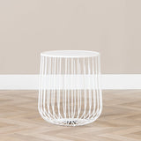 Coffee table Tygo metal white Powder-coated metal