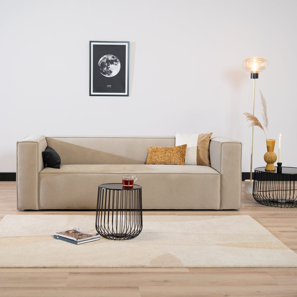 Coffee table Tygo black metal
