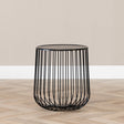 Coffee table Tygo black metal
