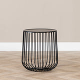 Coffee table Tygo black metal