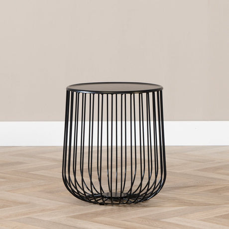 Coffee table Tygo black metal
