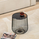 Coffee table Tygo black metal