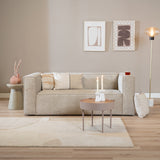 Zita coffee table round taupe N/A.