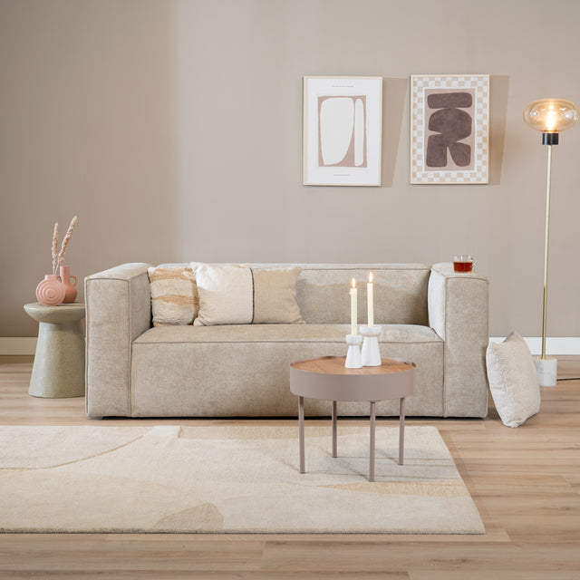 Zita coffee table round taupe N/A.