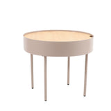 Zita coffee table round taupe N/A.