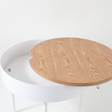 Coffee table Zita round white N/A.