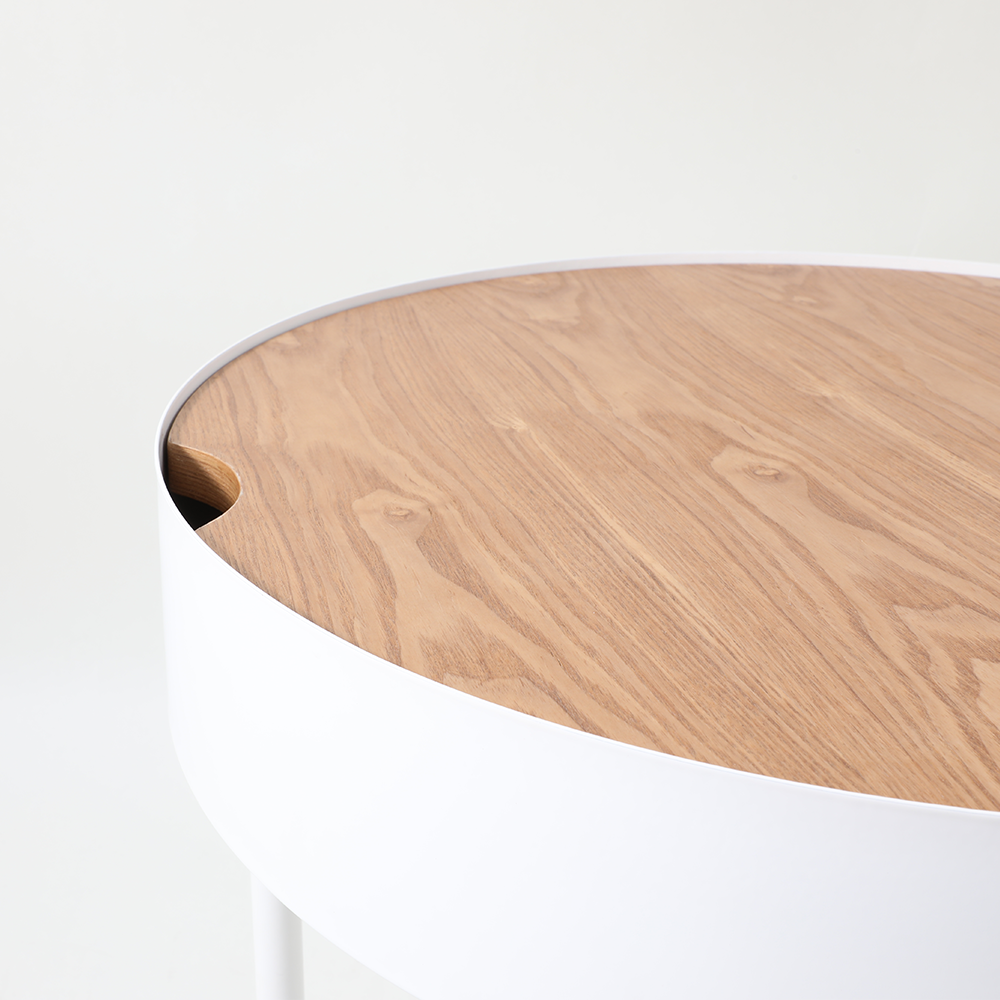 Coffee table Zita round white N/A.