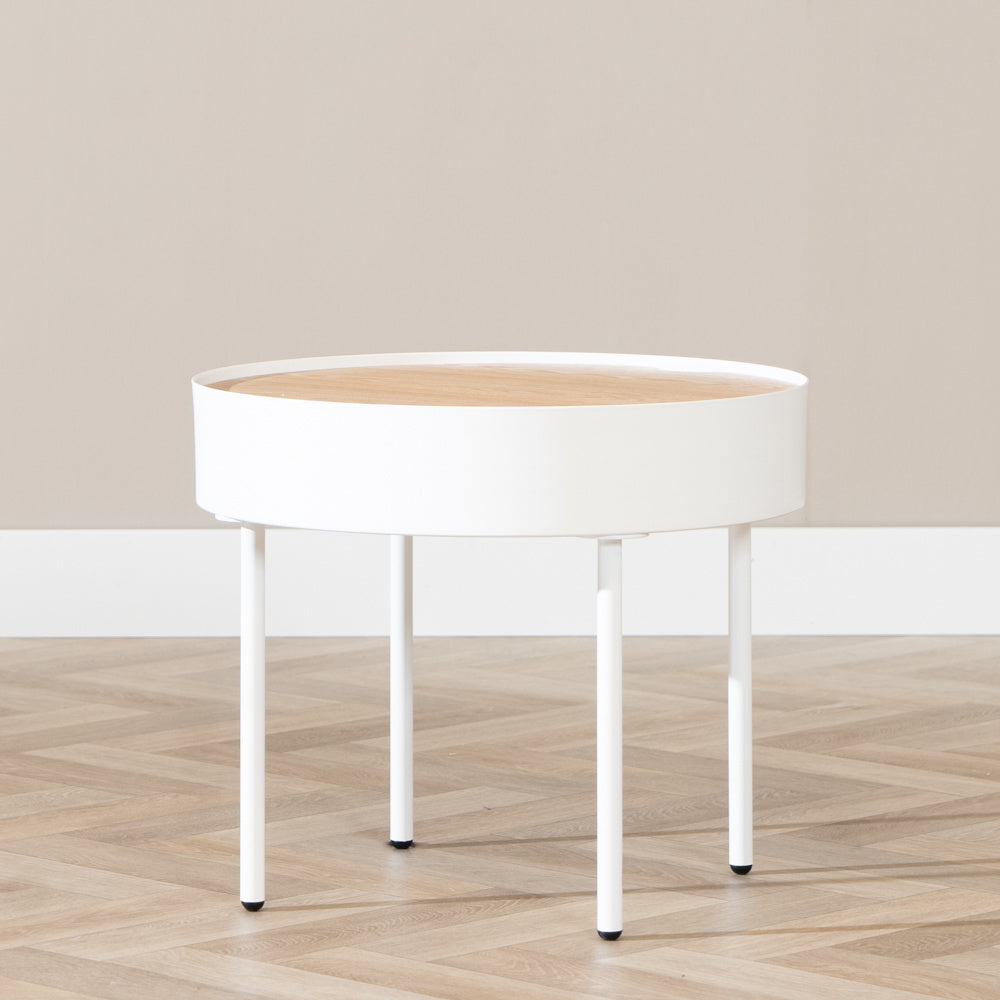 Coffee table Zita round white N/A.
