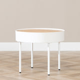 Coffee table Zita round white N/A.
