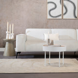 Coffee table Zita round white N/A.