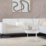 Coffee table Zita round white N/A.