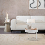 Coffee table Zita round white N/A.