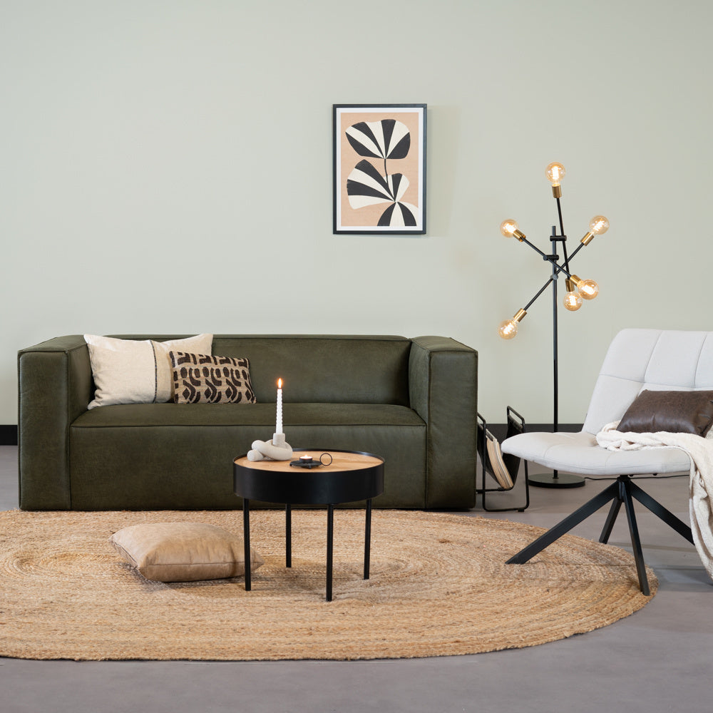 Coffee table Zita round black N/A.