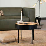 Coffee table Zita round black N/A.