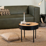 Coffee table Zita round black N/A.