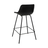 Scandinavian bar stool Dani black 65 cm Polypropylene