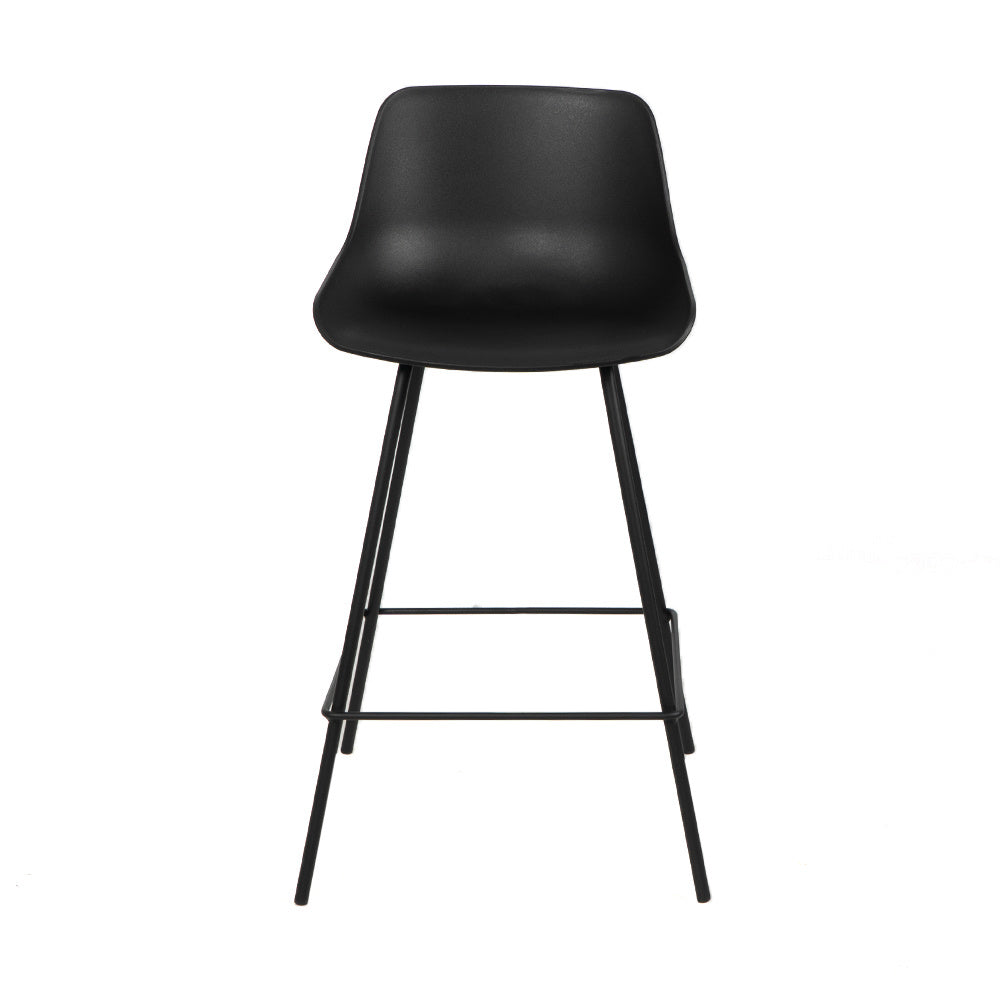 Scandinavian bar stool Dani black 65 cm Polypropylene