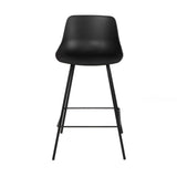 Scandinavian bar stool Dani black 65 cm Polypropylene