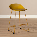Scandinavian Barstool Ellen yellow 66cm - image 1