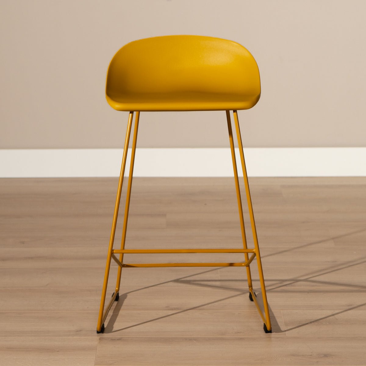 Scandinavian Barstool Ellen yellow 66cm - image 2