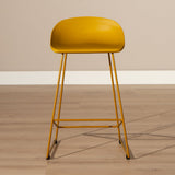 Scandinavian Barstool Ellen yellow 66cm - image 2