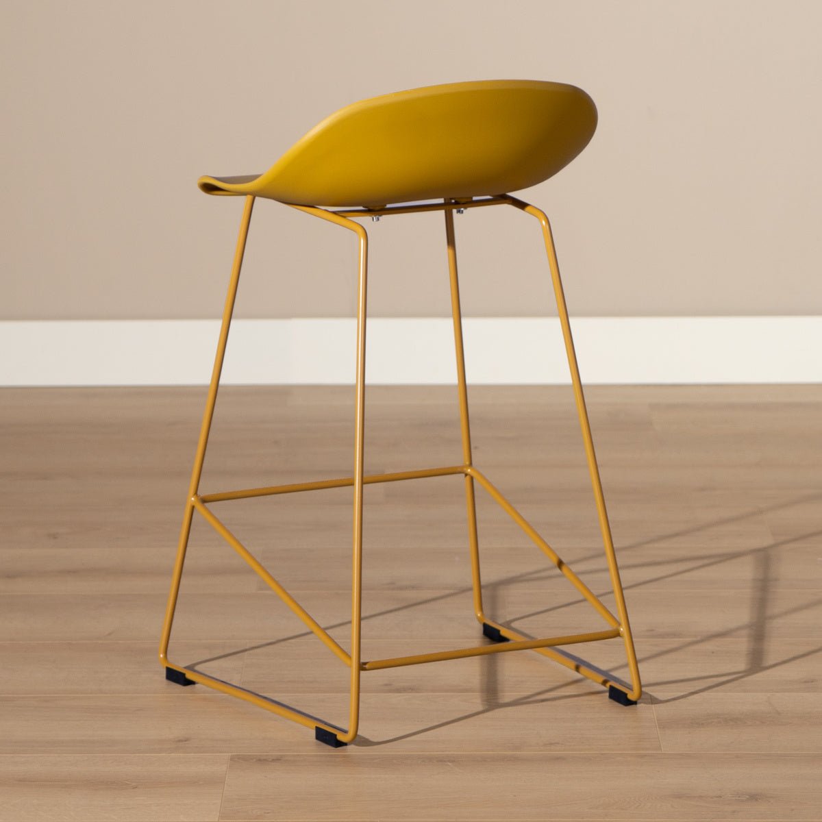 Scandinavian Barstool Ellen yellow 66cm - image 4