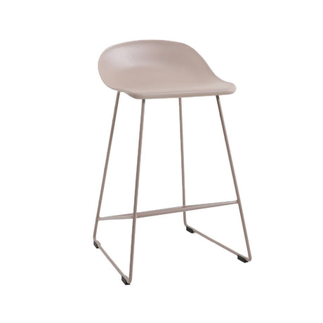 Scandinavian Barstool Ellen taupe 66cm Plastic