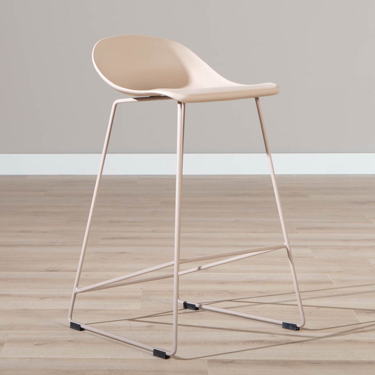 Scandinavian Barstool Ellen taupe 66cm - image 1
