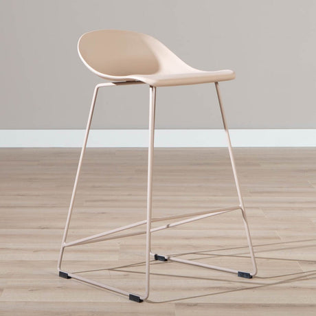 Scandinavian Barstool Ellen taupe 66cm - image 1