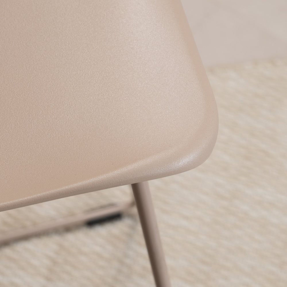 Scandinavian Barstool Ellen taupe 76 cm - image 7