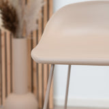 Scandinavian Barstool Ellen taupe 76 cm - image 5