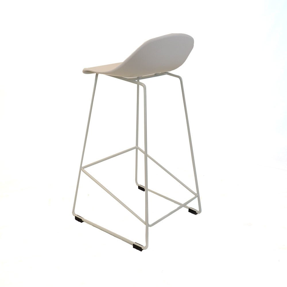 Scandinavian Barstool Ellen white 66cm - image 7