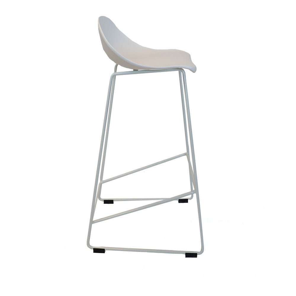 Scandinavian Barstool Ellen white 66cm - image 6