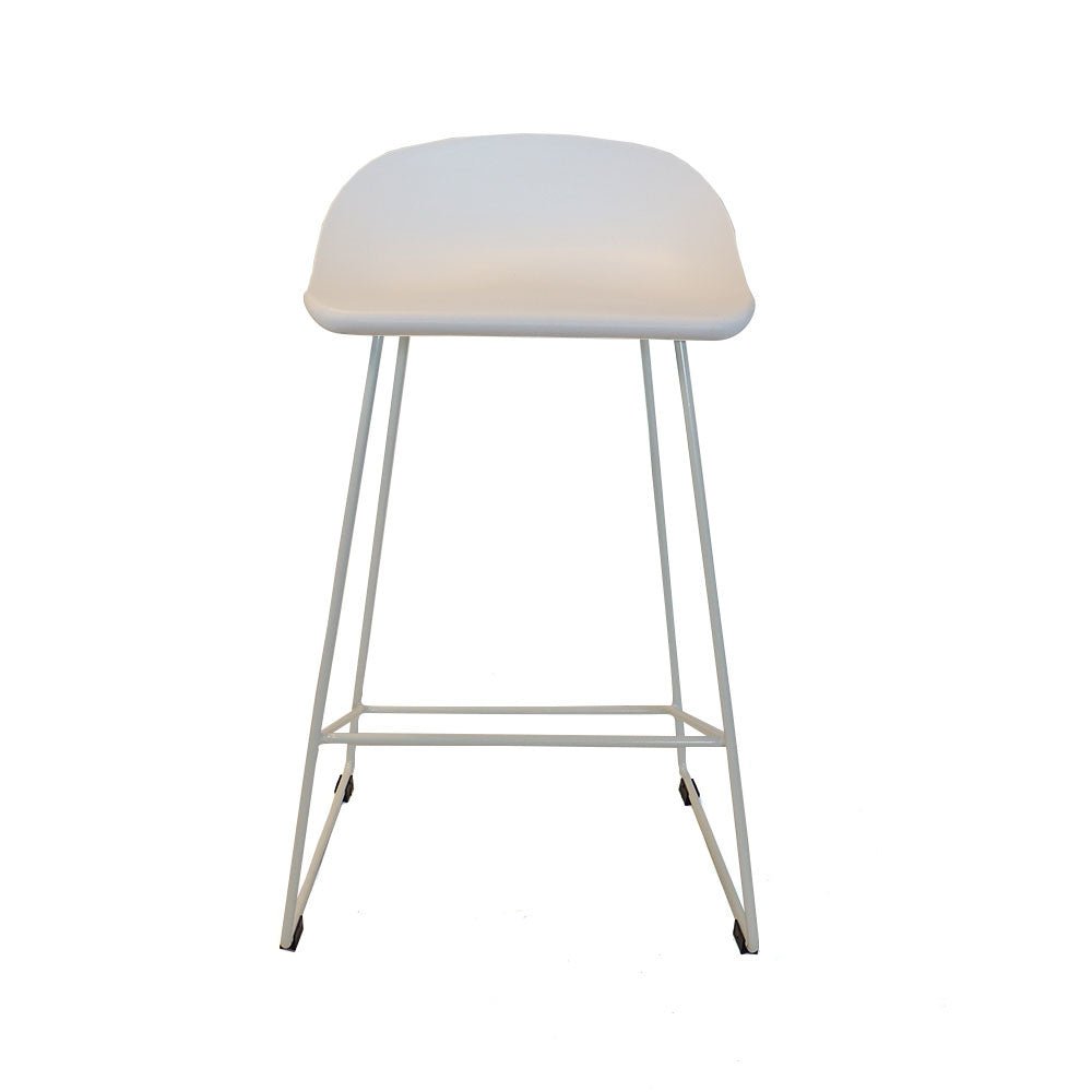 Scandinavian Barstool Ellen white 66cm - image 5