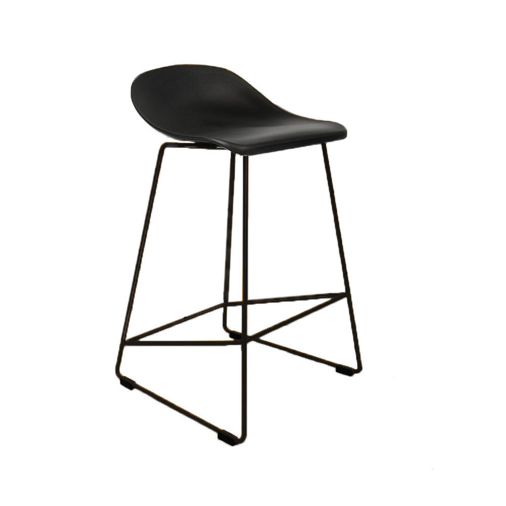 Scandinavian Barstool Ellen black 66cm Plastic