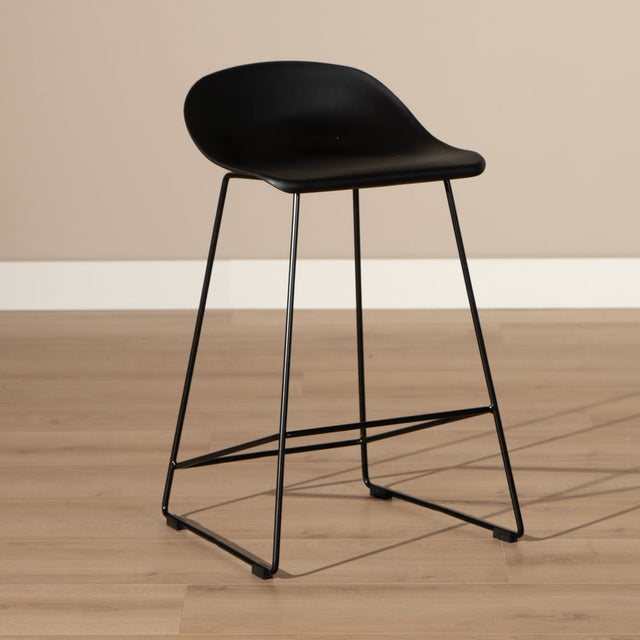 Scandinavian Barstool Ellen black 66cm - image 1
