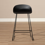 Scandinavian Barstool Ellen black 66cm - image 2