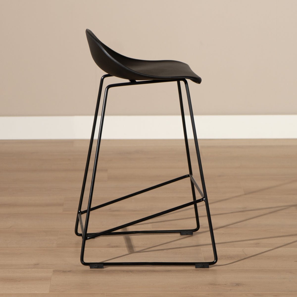 Scandinavian Barstool Ellen black 66cm - image 3