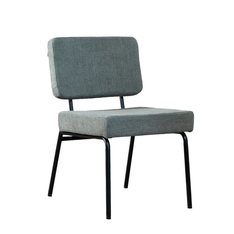 Scandinavian dining room chair Aspen green recycled fabric Recycled polyester