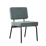 Scandinavian dining room chair Aspen green recycled fabric - image 5