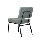 Scandinavian dining room chair Aspen green recycled fabric - image 8