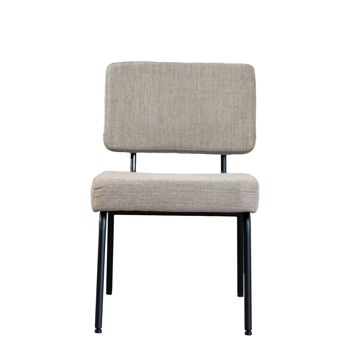 Scandinavian dining room chair Espen taupe recycled fabric Recycled polyester